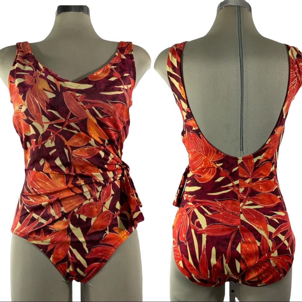 ISLANDER Orange one piece Swimsuit’s